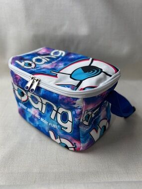 Bang Energy Galaxy Print Insulated Lunch Bag Cooler Blue Pink